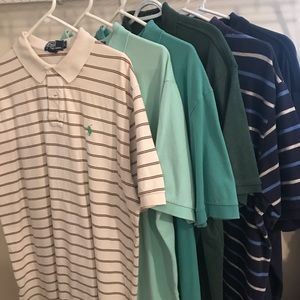 Lot of 6 Polo by Ralph Lauren polo shirts